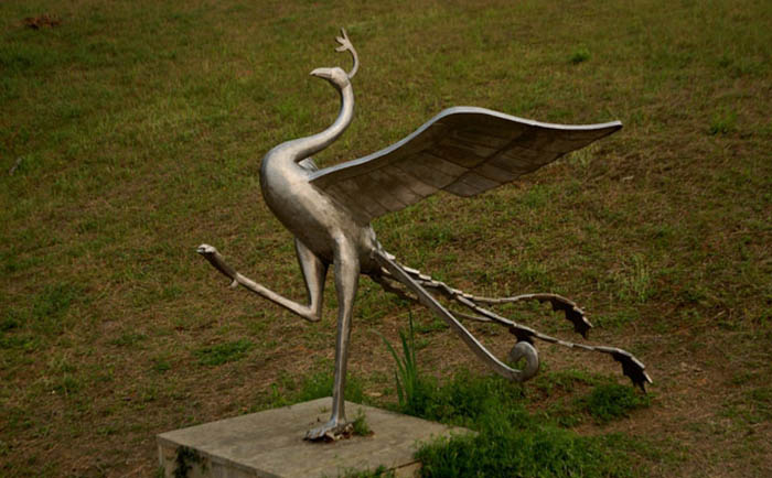 凤凰铜雕塑