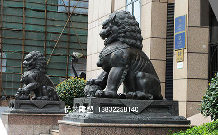 铜狮子雕塑