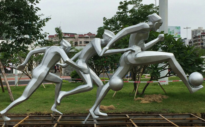 不锈钢体育雕塑