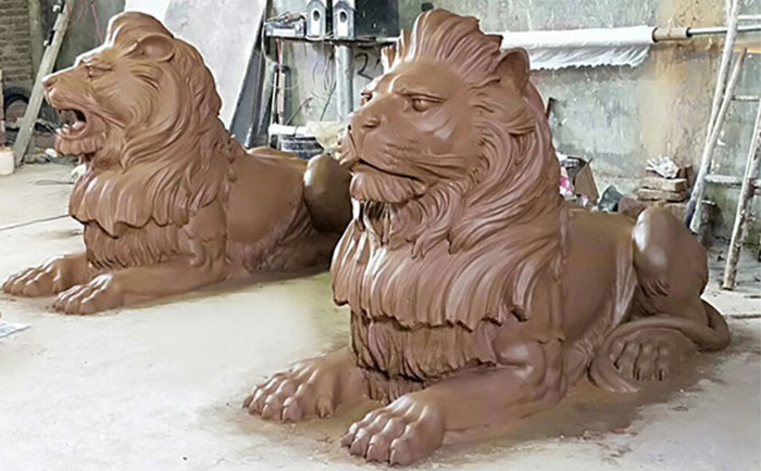 汇丰狮子雕塑